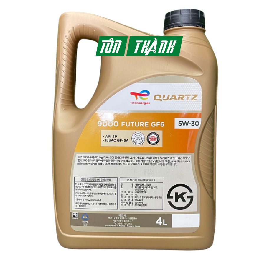DẦU NHỚT TOTAL QUARTZ 9000 FUTURE GF6 5W-30 (4 LÍT)
