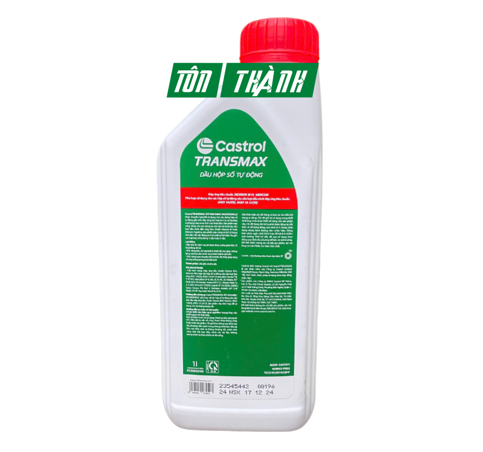 DẦU HỘP SỐ TỰ ĐỘNG CASTROL TRANSMAX ATF DEX/MERC MULTIVEHICLE (1 LÍT)
