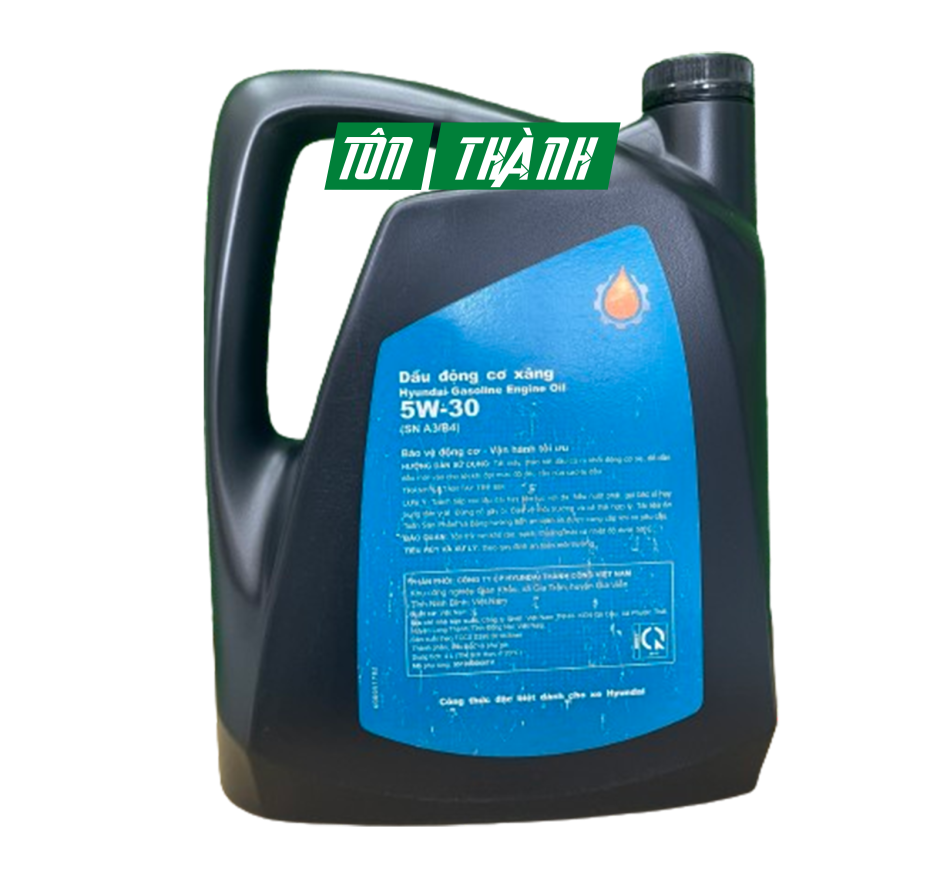 DẦU NHỚT ĐỘNG CƠ XĂNG HUYNDAI 5W-30 (4 LÍT)