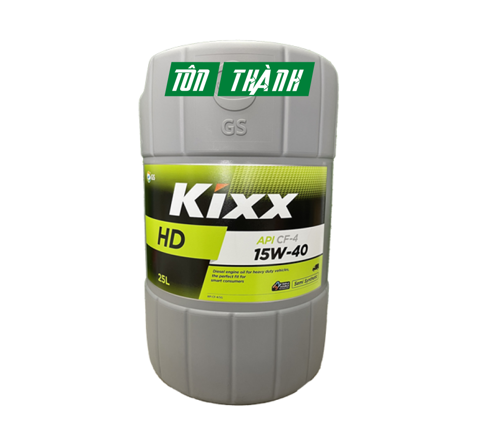 DẦU ĐỘNG CƠ KIXX HD CF-4/SG 15W40 (25 LÍT)