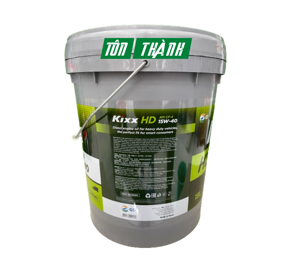 DẦU ĐỘNG CƠ KIXX HD CF/SG 15W40 (18 LÍT)