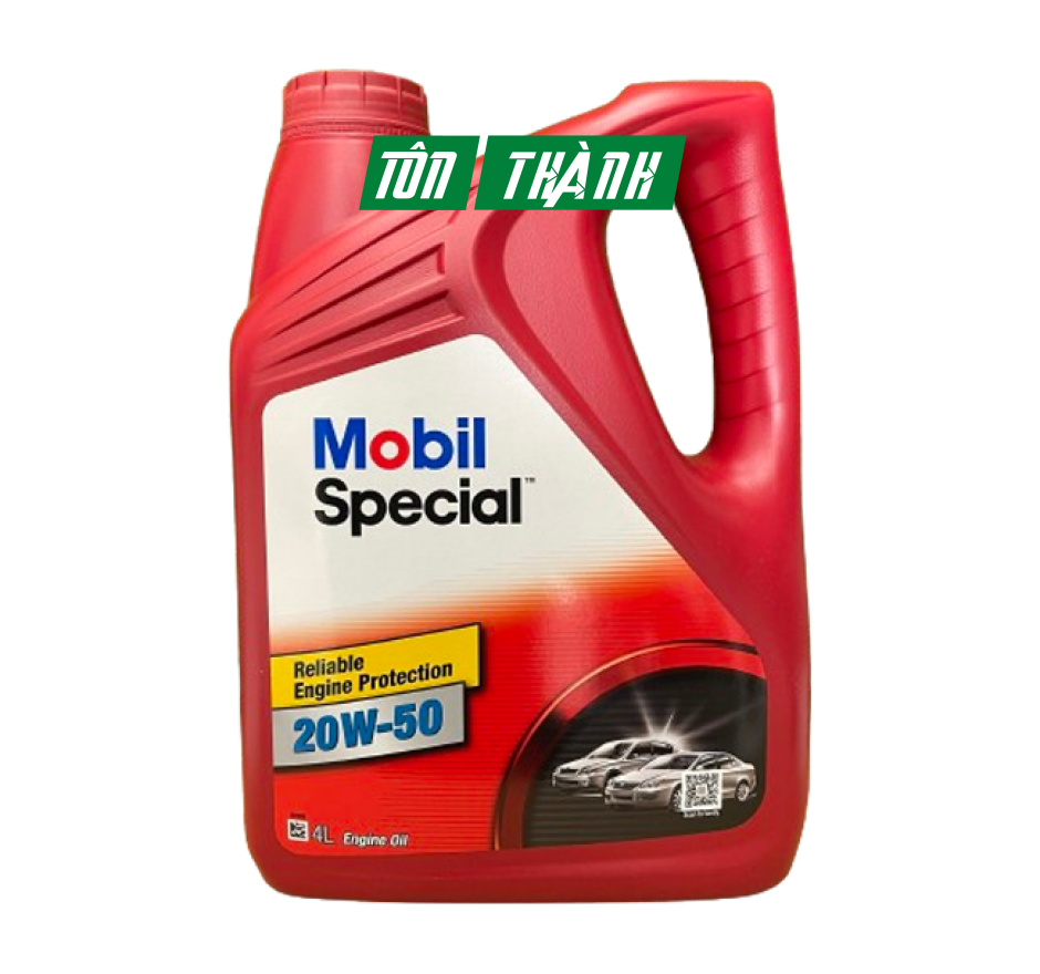 DẦU NHỚT ĐỘNG CƠ MÁY XĂNG MOBIL SPECIAL 20W50 API SL,SJ (4 LÍT)