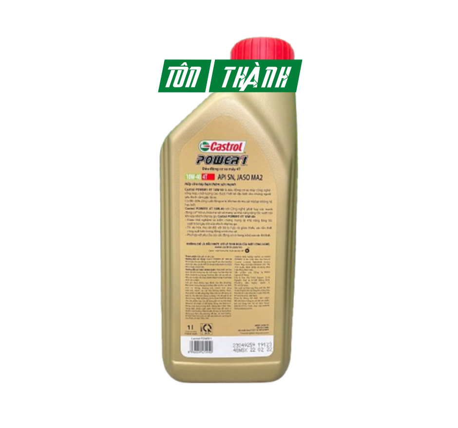 Dầu nhớt xe số Castrol POWER1 10W-40 (1 lít)