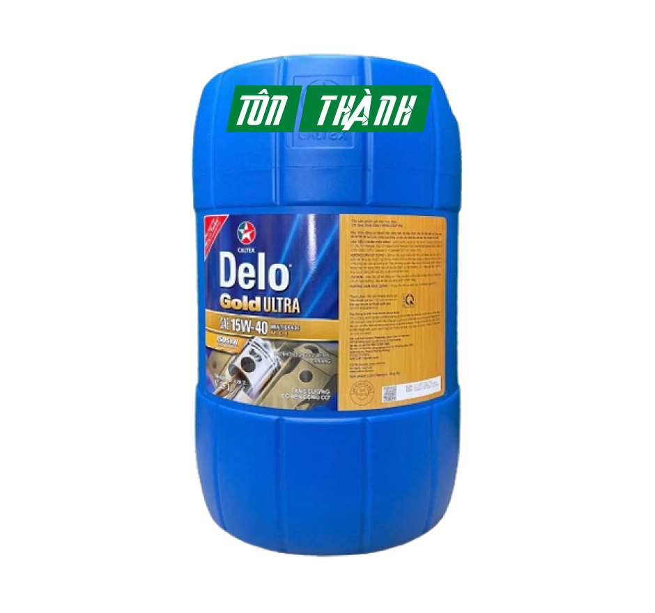 Dầu Nhớt Caltex Delo Gold Ultra SAE 15W-40 API CI-4 Turbo (25 Lít)