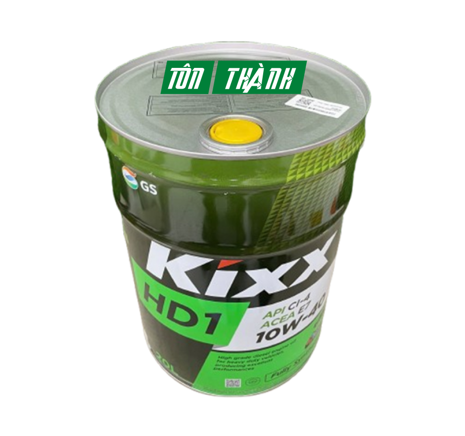 Dầu động cơ Kixx HD1 CI-4/SL 10W40 (20 Lít)