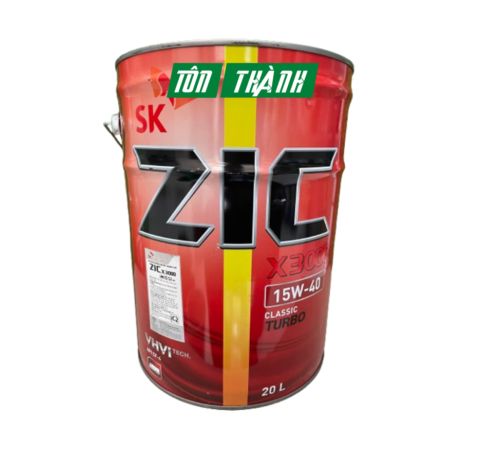 DẦU NHỚT XE TẢI NẶNG SK ZIC X3000 15W40 (20 Lít)